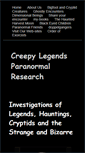 Mobile Screenshot of creepylegends.com